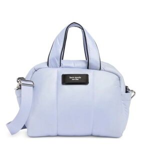 Kate Spade New York Choux Puffy Cross-Body Satchel Viola Flower OS